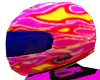 Pink Racing Helmet