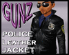 @ Leather Police jacket