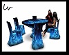 Blue Skulls Table