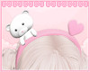♡ lil teddy headband