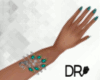 DR- Peacock bracelet L
