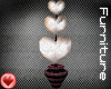 SP* Sequin Vase w/Hearts
