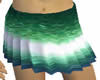 CJ69 Green Pleated Skirt