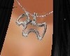 OO * Silver Dog Necklace
