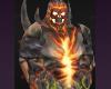 Mortal Combat Dark Monsters Halloween Costumes Fire Flames