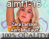 Larsson - Ain't My Fault