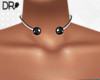 DR- Silver onyx chocker