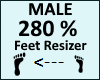 Feet Scaler 280% Male