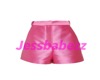 Pink satin shorts RL