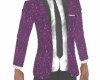 purple glitter jacket