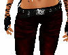 red sexy fit jeans