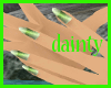 Dainty Hands Green