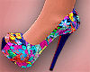! Floral Shoes