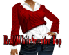 Red/WhiteSweater Top