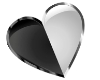 Black White Heart 2