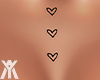 YA.Heart Chest Tatto