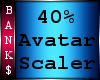 40%  Avatar Scaler