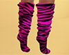 Pink Tiger Stripe Sock F