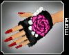 Pearl Gloves & Pink Rose