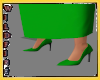 Elegant Green Heels