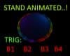 P - Dj stand animated