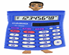 calculator blue