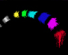 Rainbow cat tail