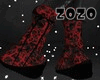 Red Goth Boots