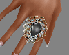 Black perle ring