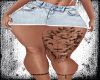 Denim Skirt+tattoo