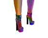 YM - NEON BOOTS  -