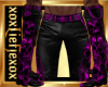 [L] Purple SKULL Pants M