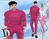 L:Baju Melayu Pink