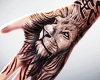 E: Lion King Hand Tattoo