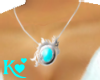[WK] Aqua Necklace