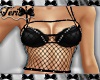 Black Mesh Bra Top