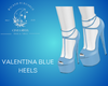 Valentina Blue Heels