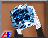 AF. Blue Engagement Ring