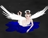 Floating Blue Flower