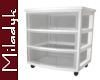 MLK Clear Storage Cart