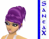 ~sX Purple Pansy UpDo