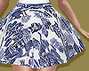 Blue China Skirt