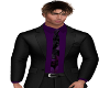 Paul Black & Purple Suit