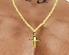 [ROX] Gold Cross Chain