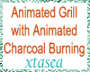 Red BBQ Animated Grill