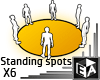 Standing Spots Circle X6
