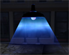 neon blue hanglamp