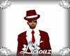 :L: Mafia Hat CrimsonRed