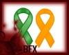 BFX Ribbon Green& Orange