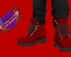 Fall Boots Red M